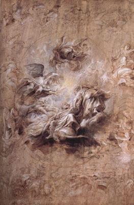 Peter Paul Rubens The Apotheosis of Fames I and Other Studies (mk01) Spain oil painting art